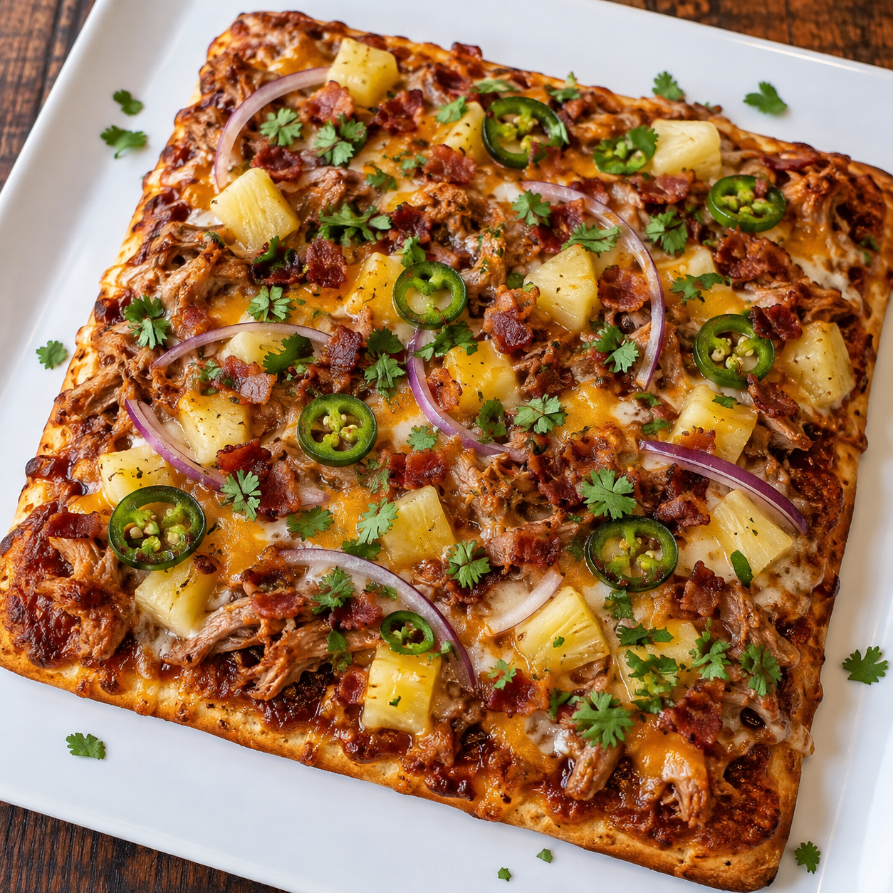 BBQ Pulled Pork Flatbread