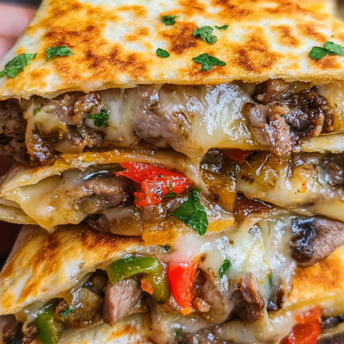 Philly Cheesesteak Quesadilla