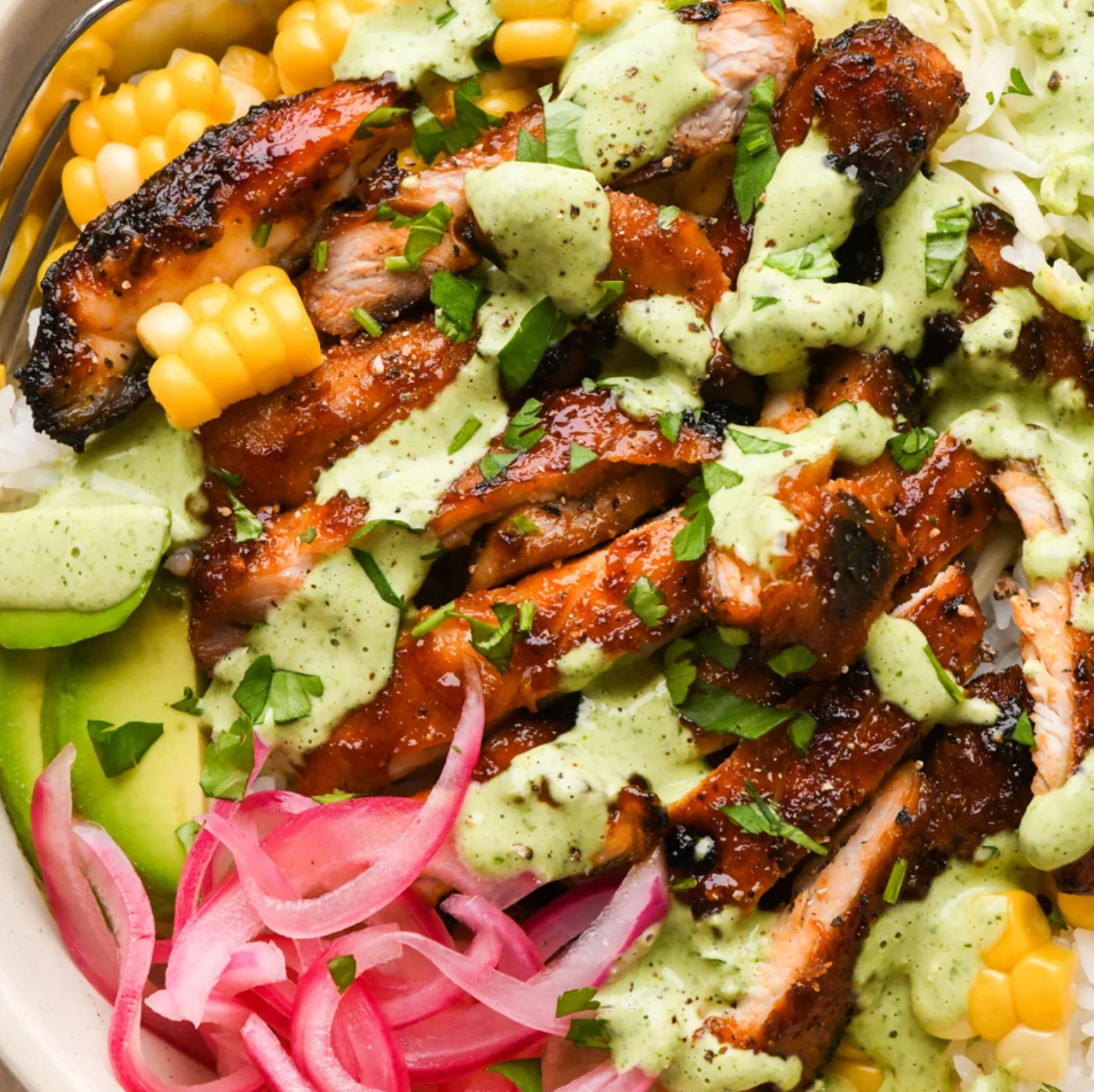 Honey Garlic Barbecue Bowl