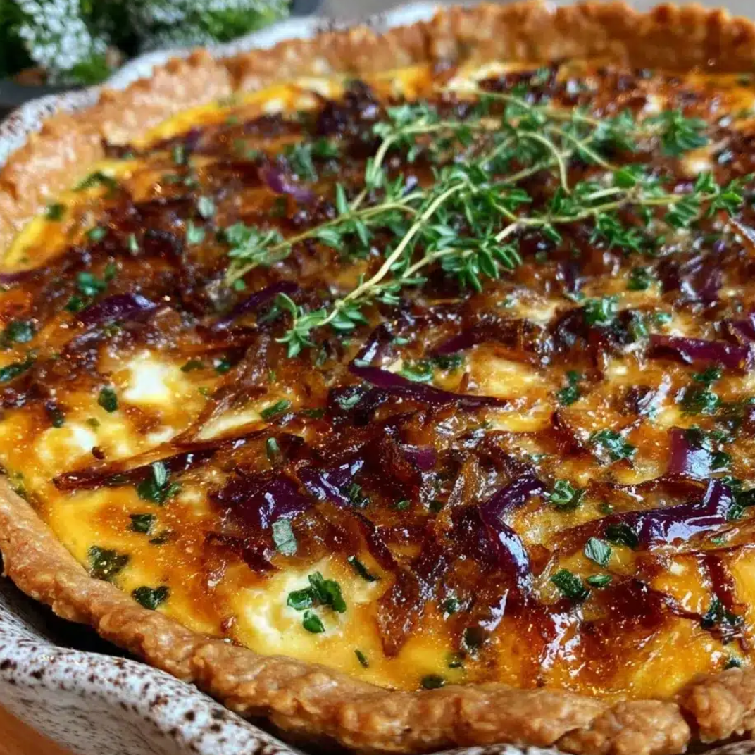 Bacon Caramelized Onion Quiche