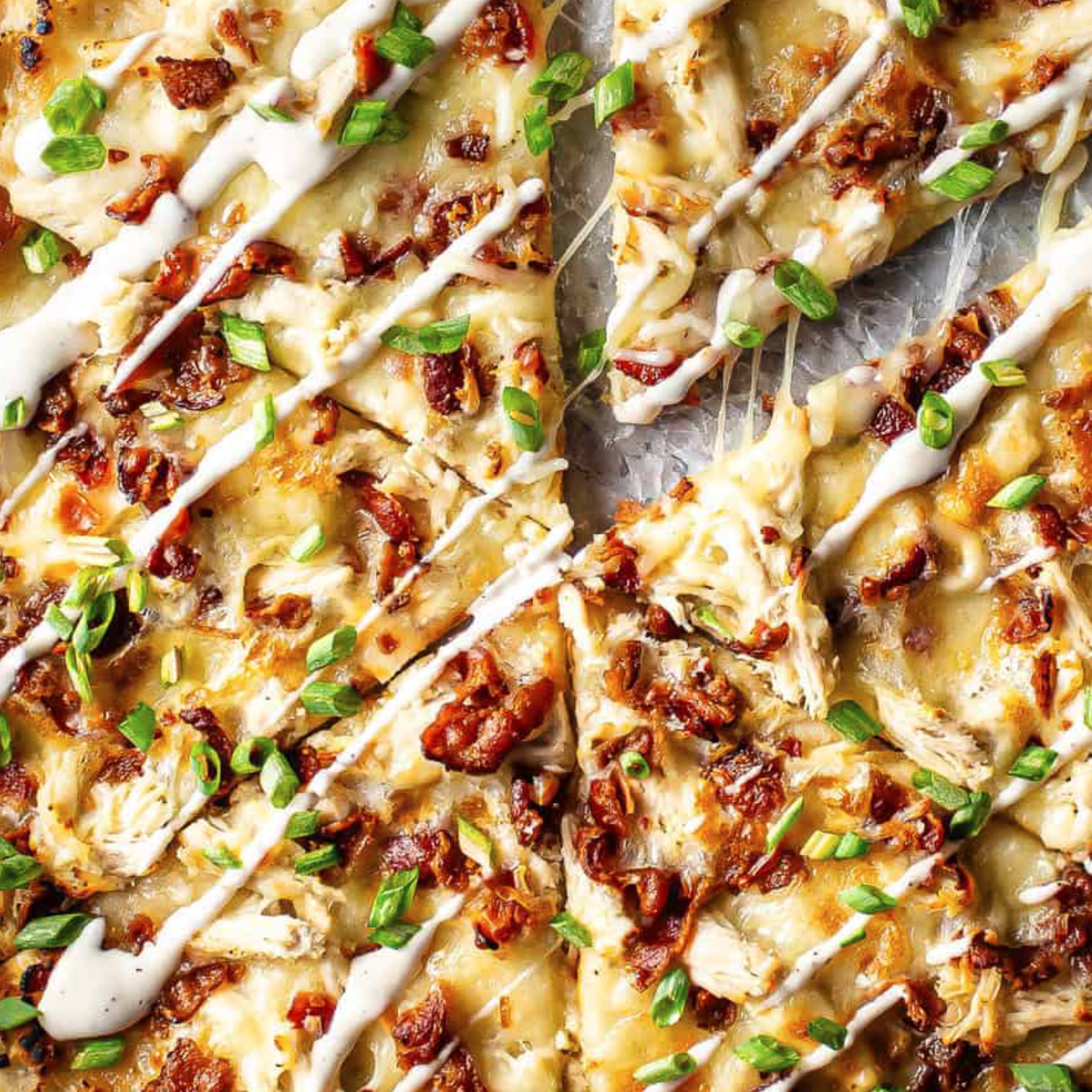 Chicken Bacon Ranch Flatbread