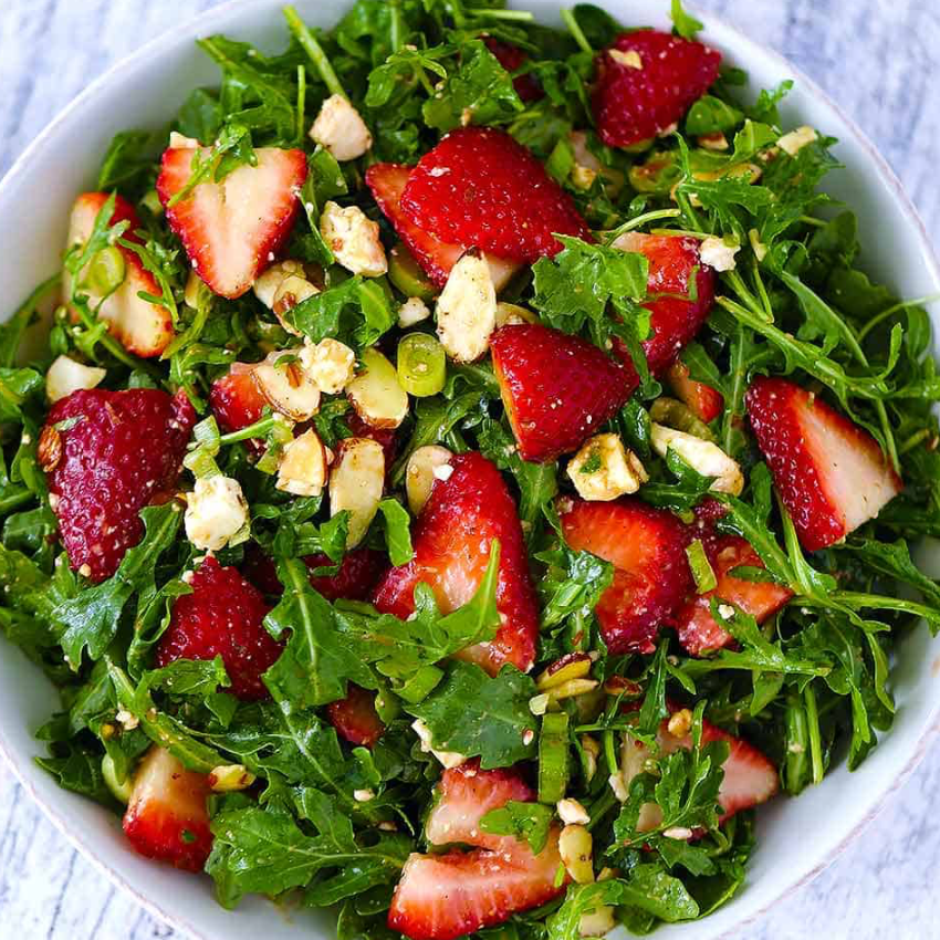 Strawberry Arugula Side Salad
