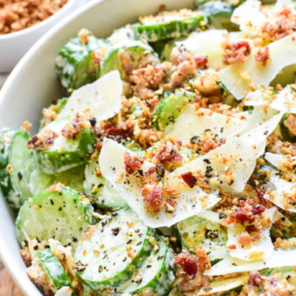 Cucumber Caesar Salad Side