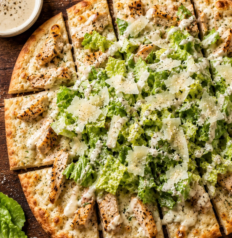 Chicken Caesar Flatbread
