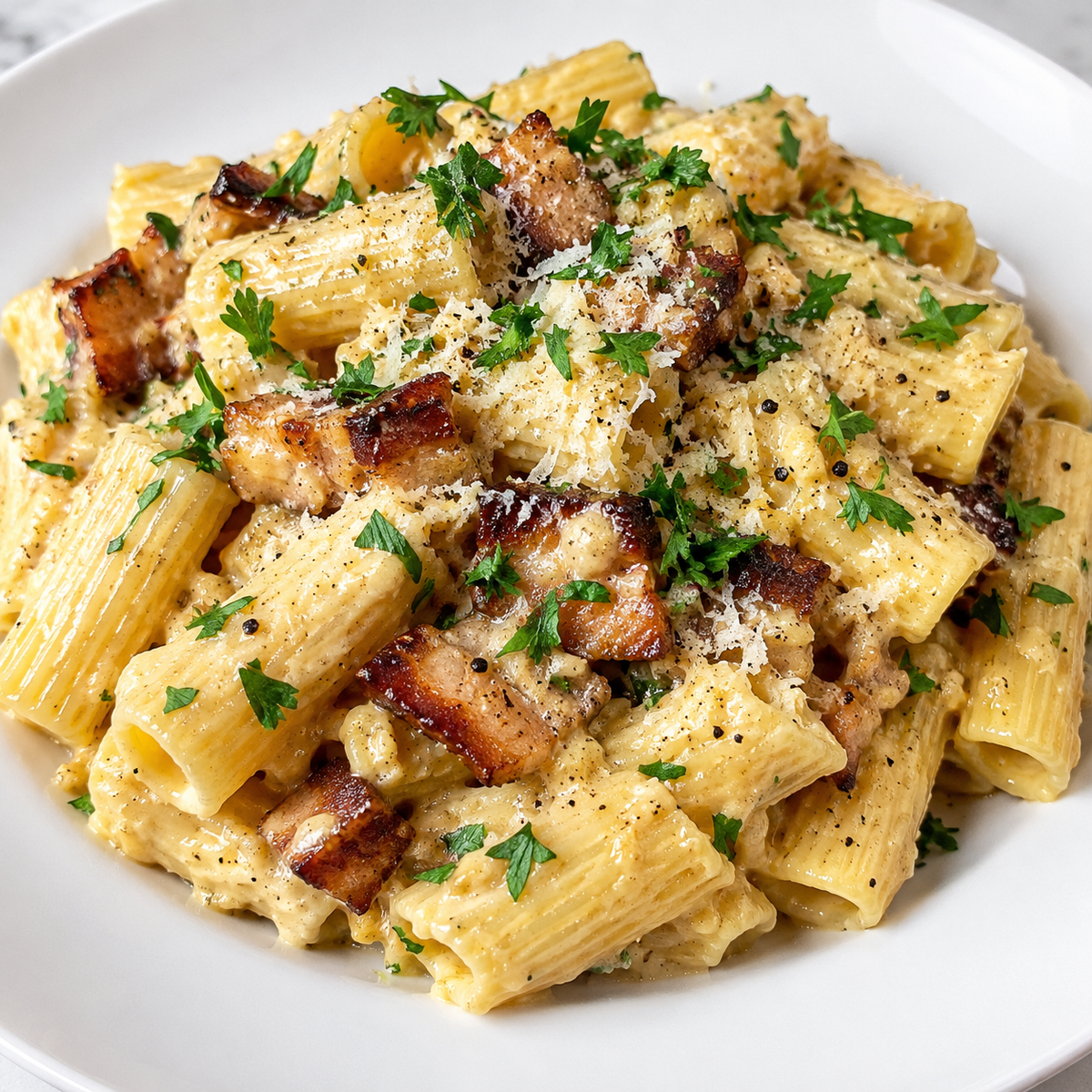 Pork Belly Carbonara