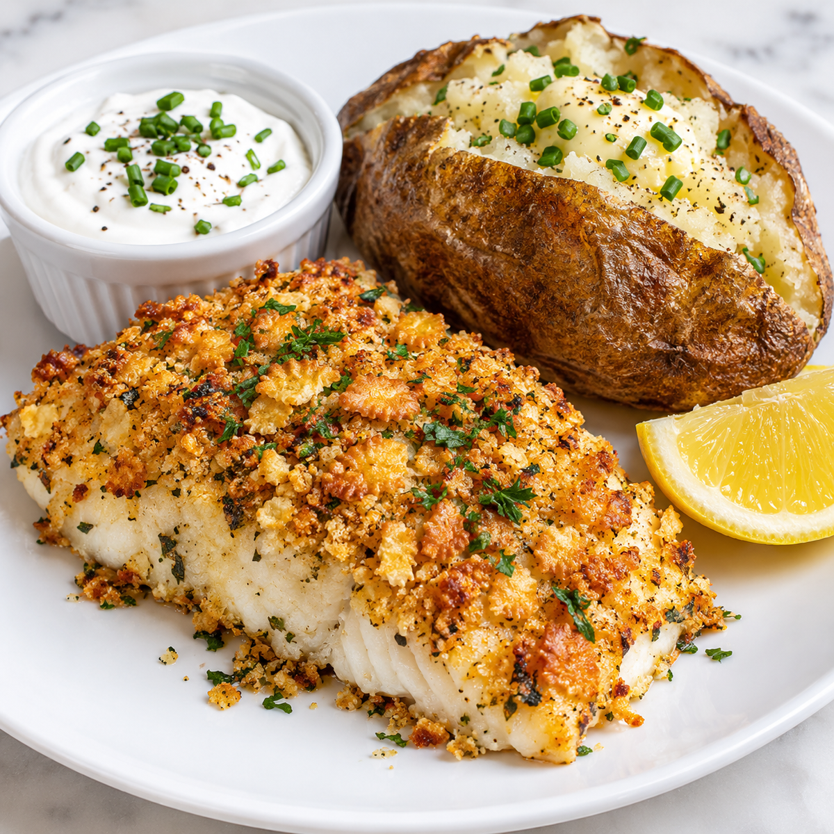 Garlic & Herb Ritz Cracker Cod