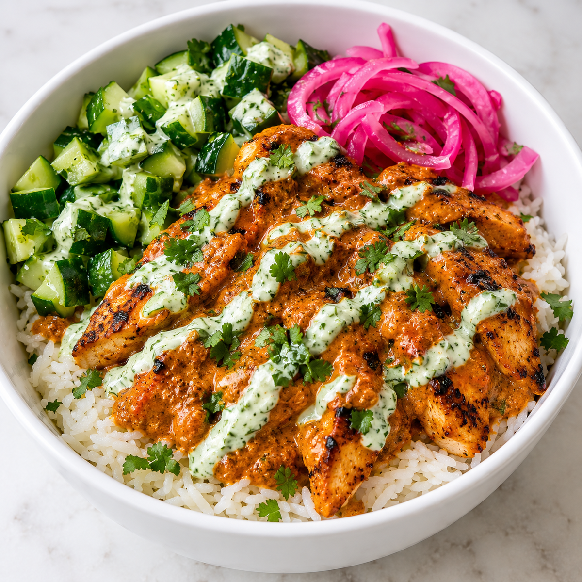 Grilled Chicken Tikka Masala Bowl