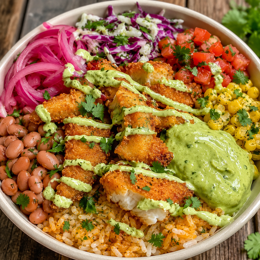 Crispy Cod Taco Bowl
