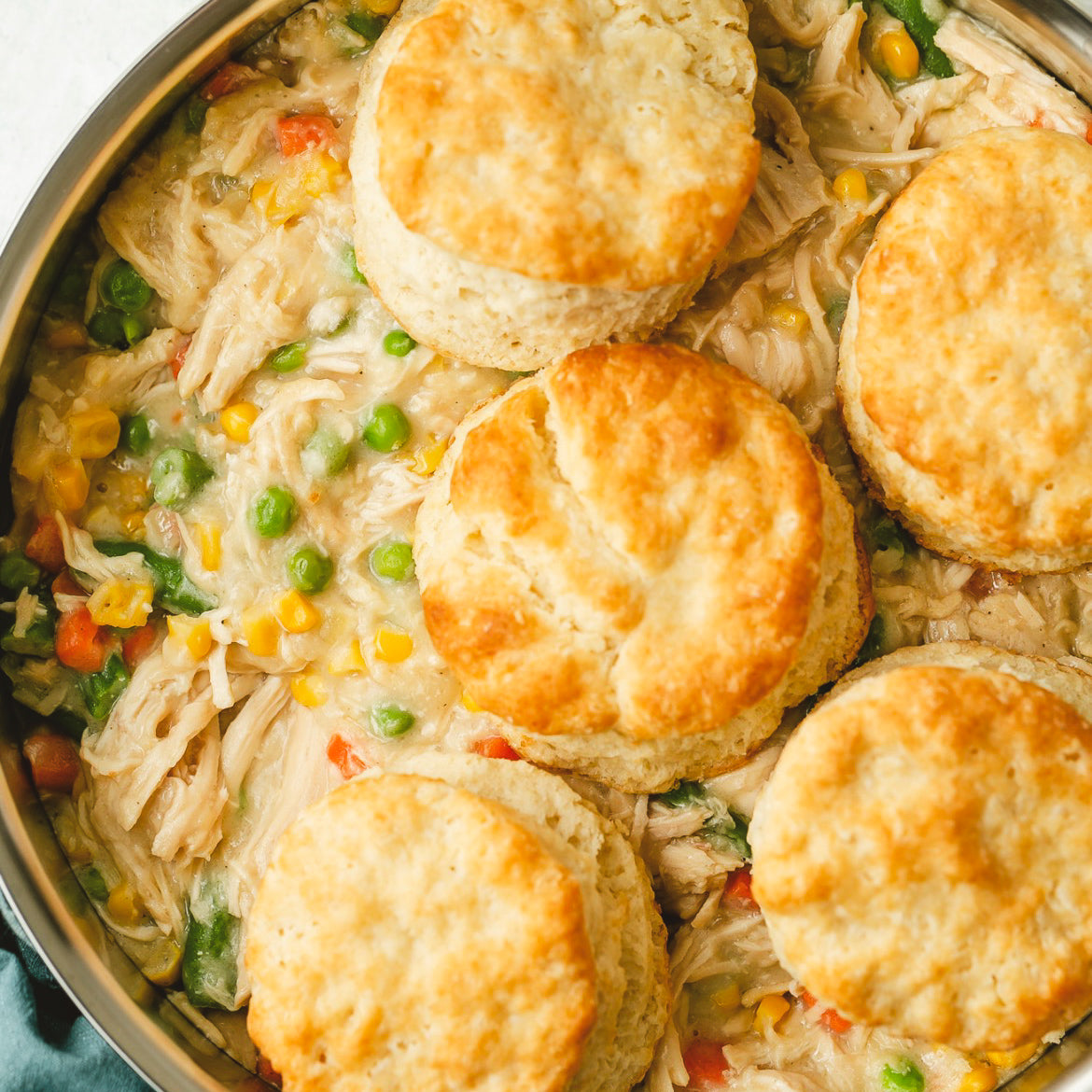 Biscuit Chicken Pot Pie