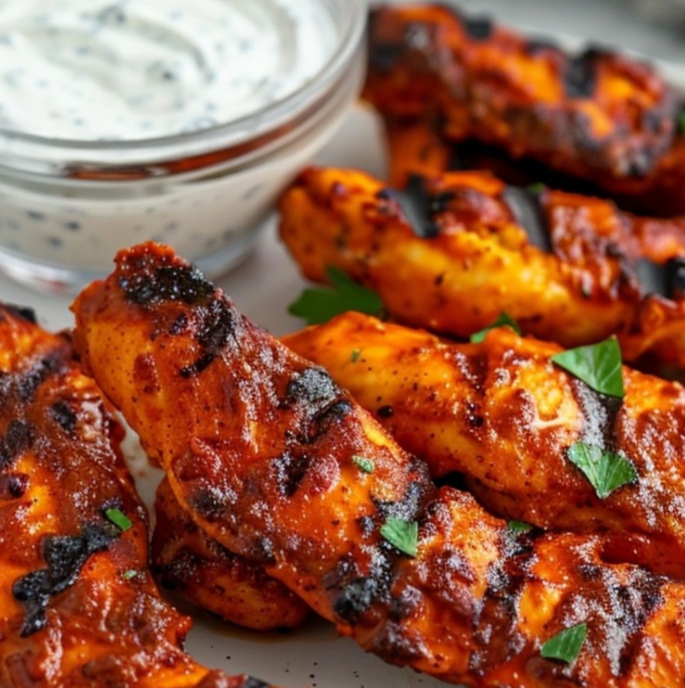 Grilled Buffalo Chicken Tenders