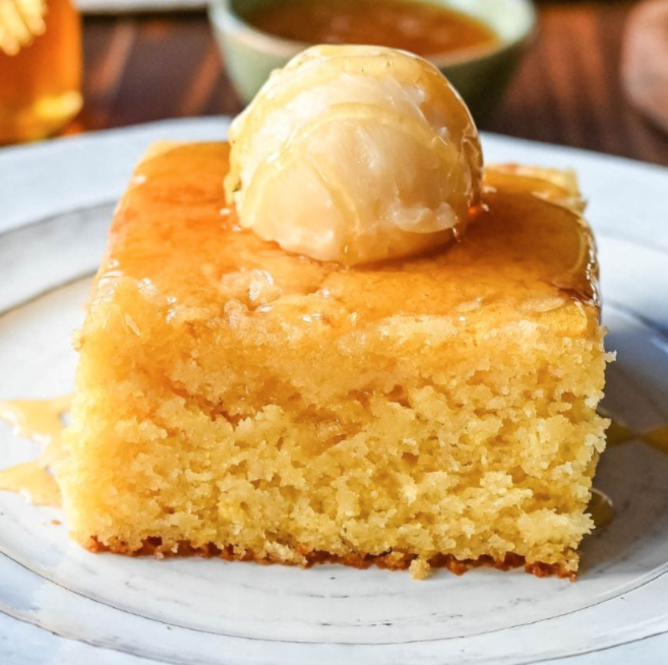 Honey Butter Cornbread Side