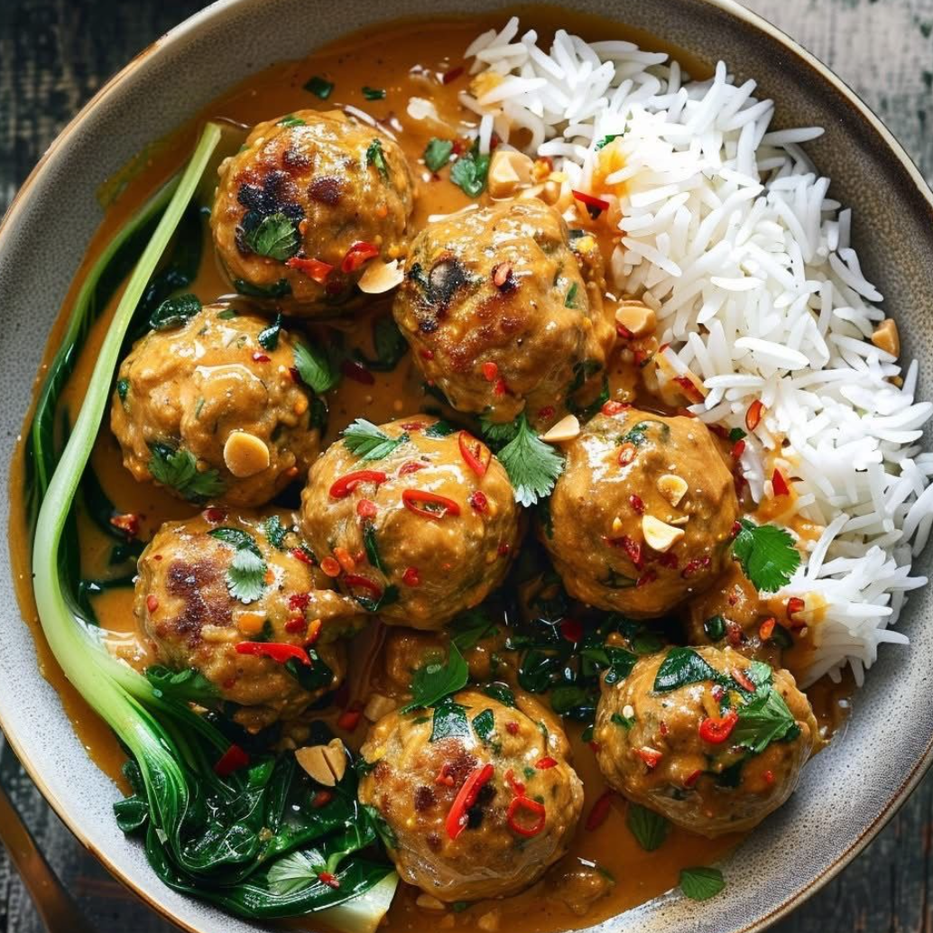 Thai Chicken Meatballs