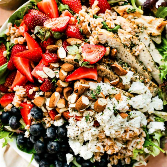 Herbed Chicken Strawberry Salad