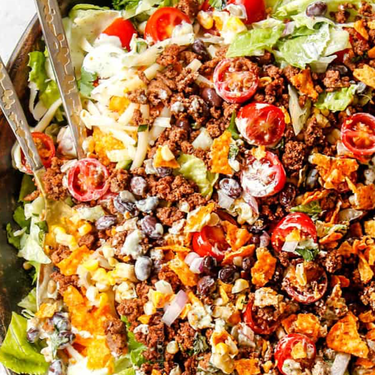Cilantro Lime Beef Taco Salad