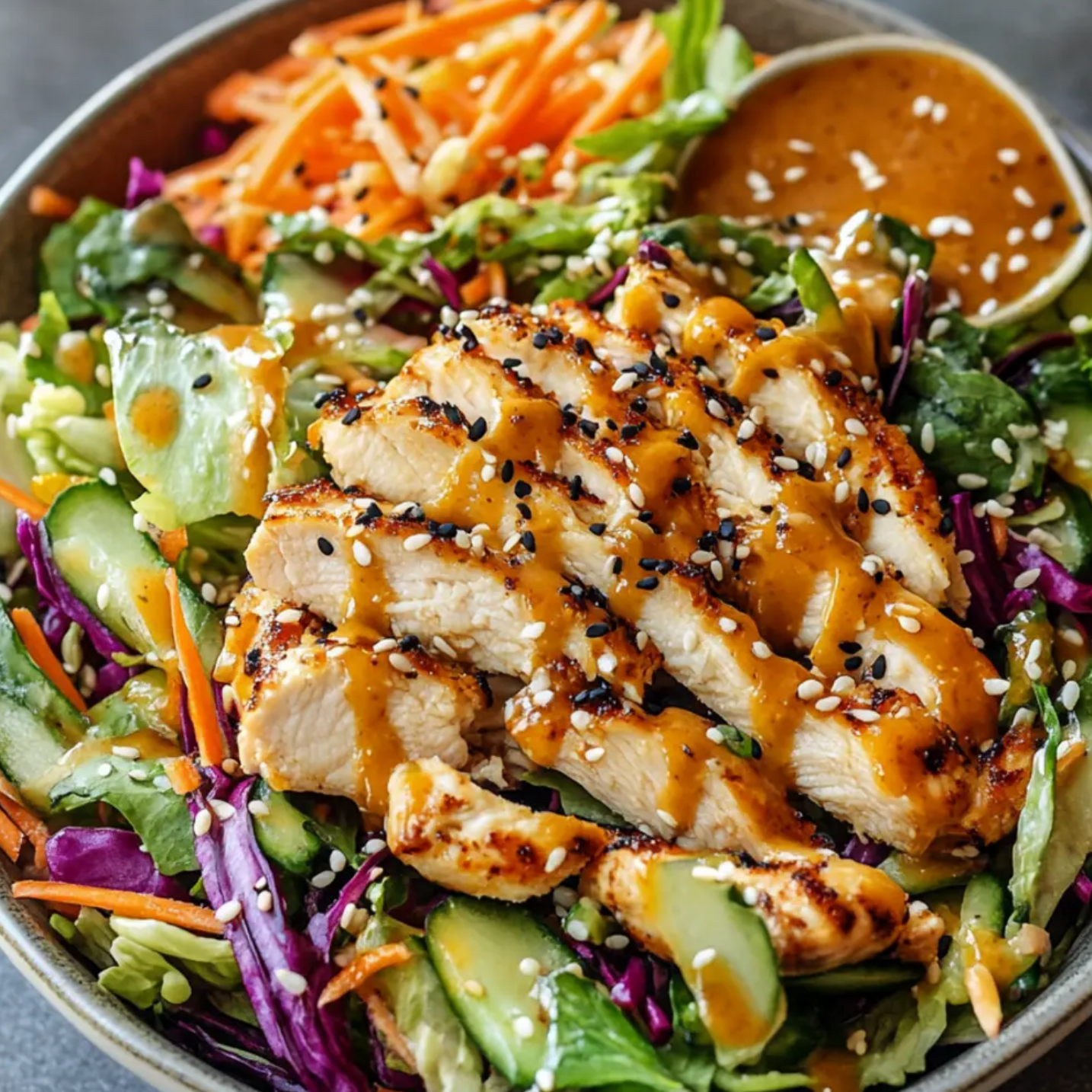 Sesame Chicken Salad