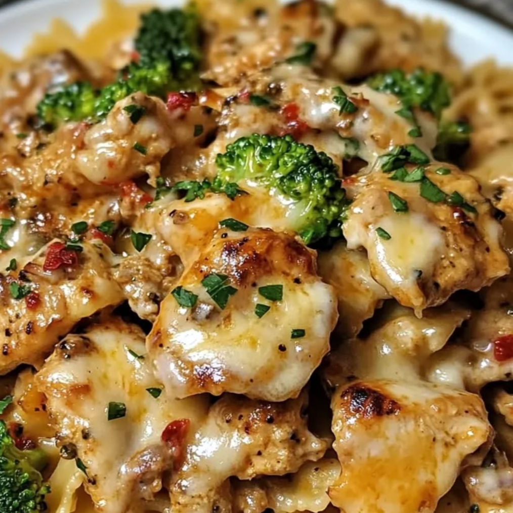 Cowboy Butter Chicken & Broccoli Farfalle