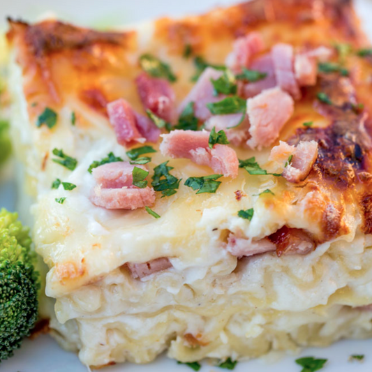 Chicken Cordon Bleu Lasagna