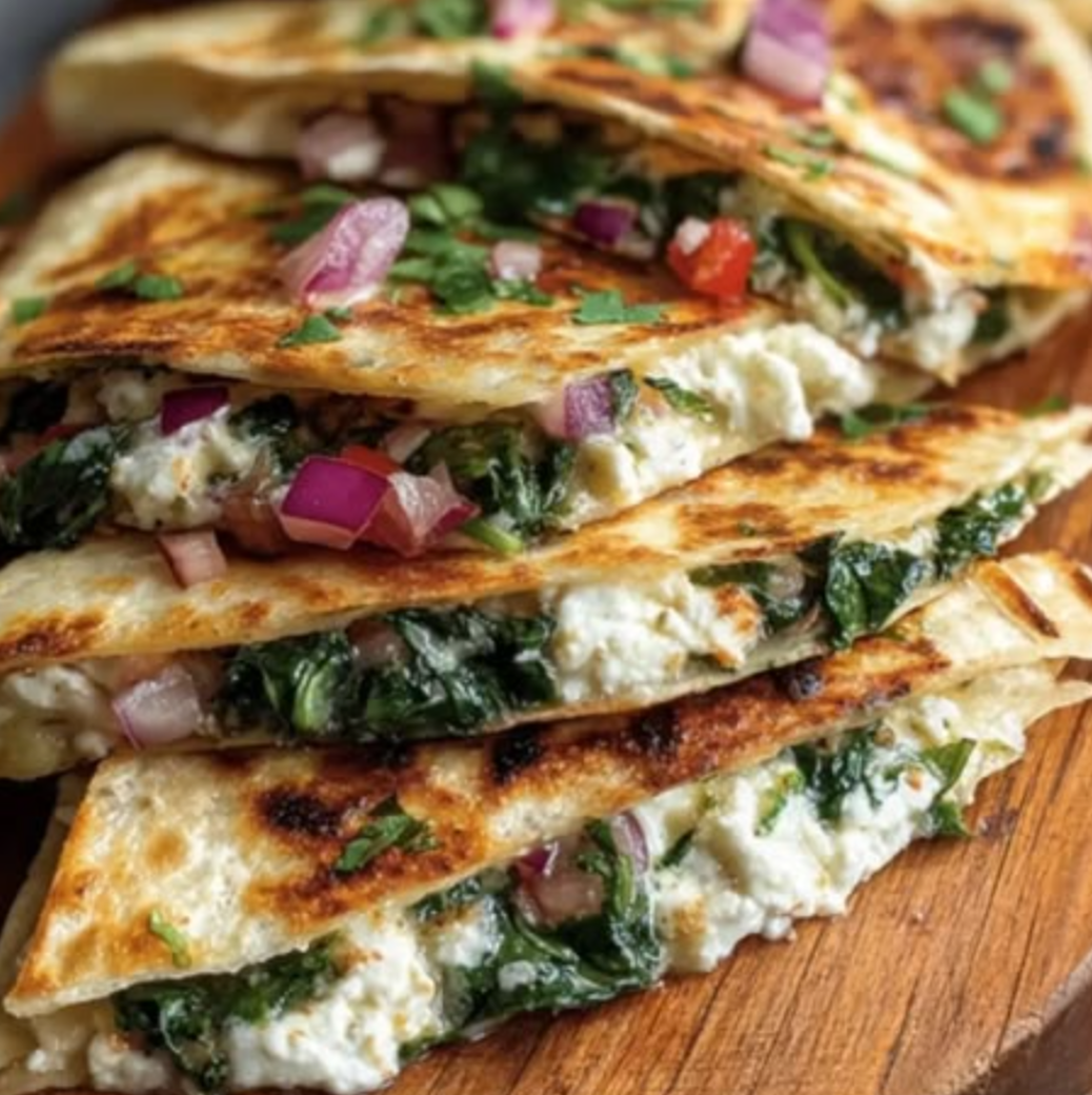 Spinach & Feta Quesadilla