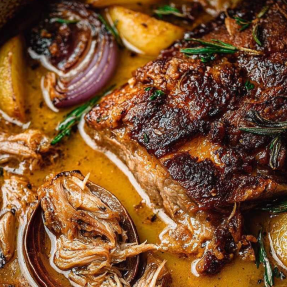 Cider Braised Pork Loin
