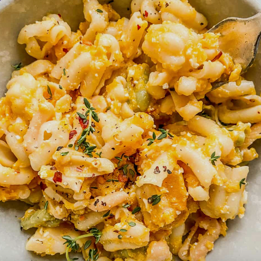 Butternut Squash Baked Feta Pasta