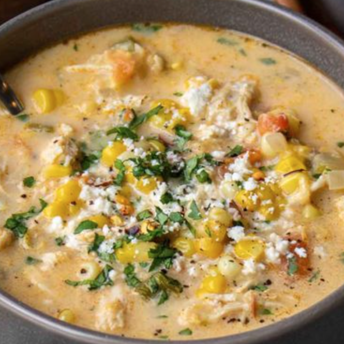 Street Corn Chicken Soup